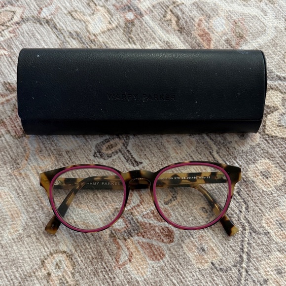 warby parker percey pink tortoise - Picture 1 of 5
